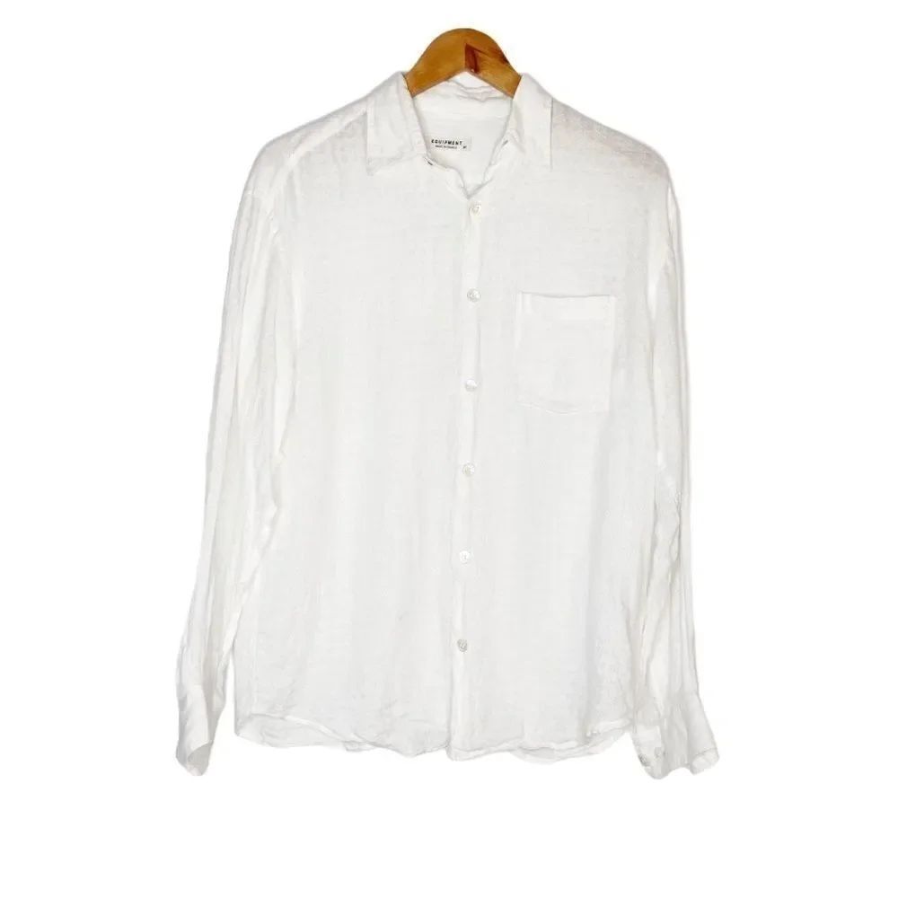Equipment | Flax Button Up Long Sleeve